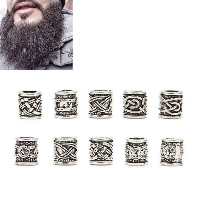 Beard Accessories Viking Beads  Beard Accessories Decorations - Beads  Metal Spacer - Aliexpress