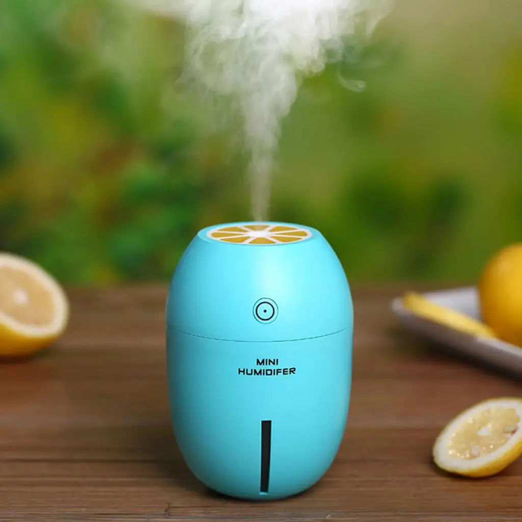 Ultrasonic Mini Lemon Humidifier Room Car LED Humidifier Air Diffuser Purifier Essential Oil Aromatherapy Cool Mist Maker 2020