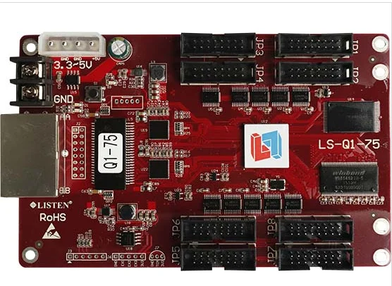 

Q1-75 PLUS Synchronous Asynchronous Full Color Display Control Card Mesh LED Control