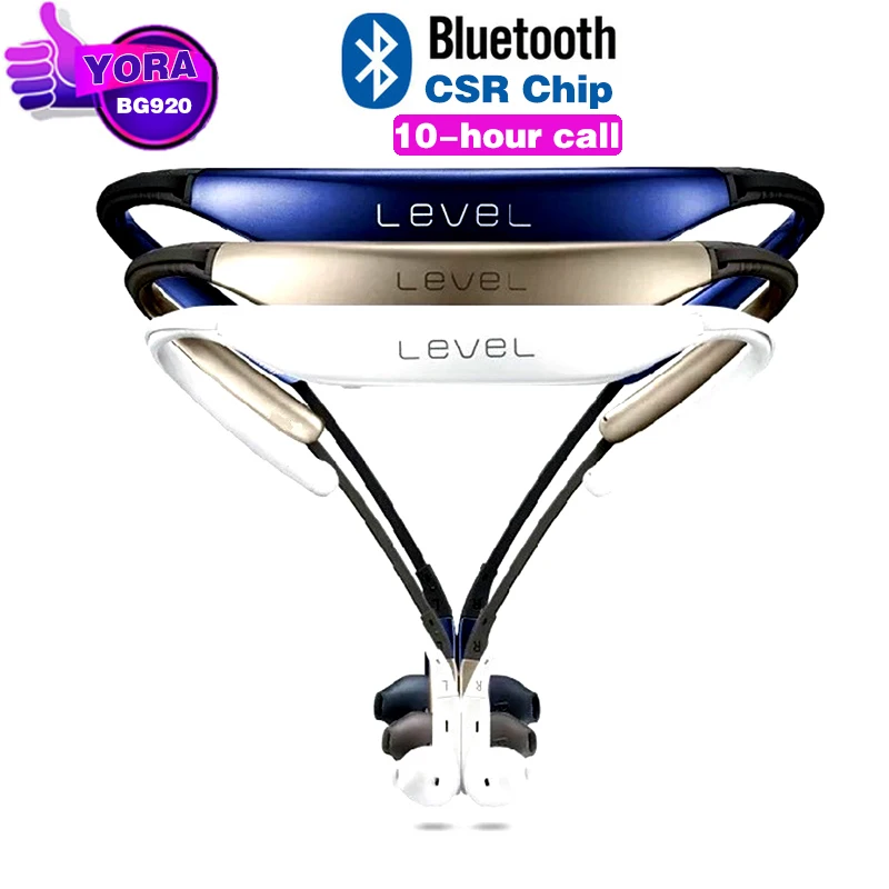 BG920 Беспроводные Bluetooth спортивные музыкальные наушники стерео гарнитура с