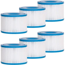 Type S1 Filters Spa Hot Tub Vervanging, Zwembad Filters Cartridge Voor 29001E Purespa Filter Cartridge, 6 Pack Cnim Hot