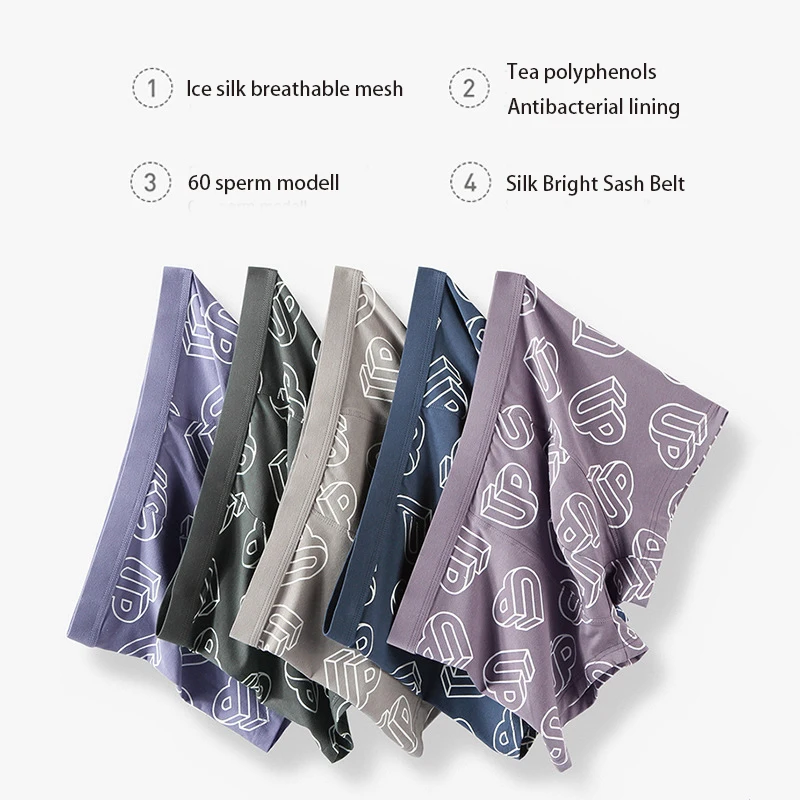 3pcs/lot Men's Boxers Underwear High Quality Modal Fabric Sexy Comfortable Breathe Panties Athletic Briefs Large size Wholesale