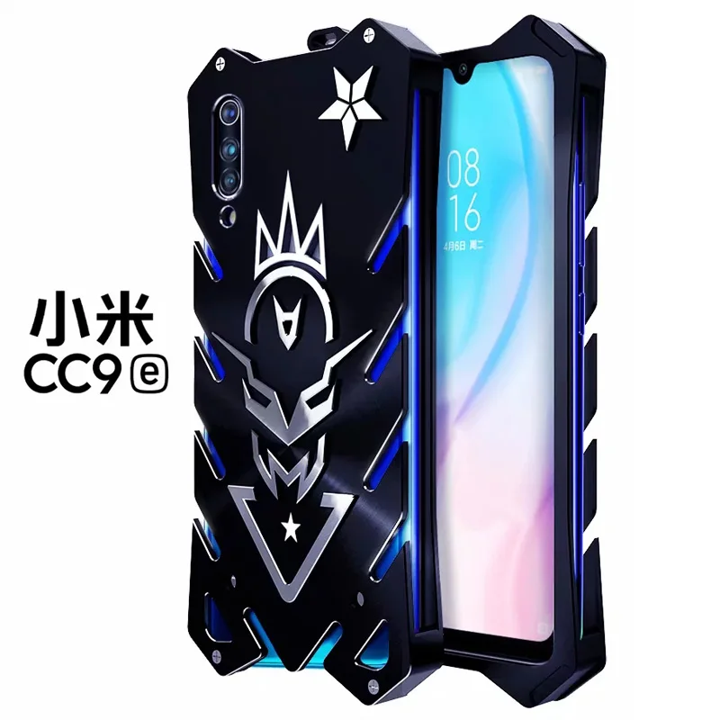 Роскошный Алюминиевый металлический корпус чехол для телефона Fundas для Xiao mi 9 mi 9 SE CC9 CC9e Pro Чехол Coque задняя крышка противоударный корпус - Цвет: mi cc9e
