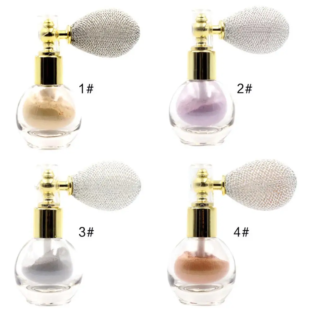 Makeup High-gloss Glitter Powder 4 Color Atomiser Perfume Bottle Spray Shiny Glitters for Arm Face Hair