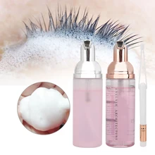 60ml/Bottle Grafting Eyelash Cleaning Mousses Mild Deep Cleaning Eyelash Quickly Dissolve Dirt High Efficiency Cleaning Mousse