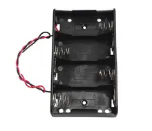 ^^Best Offers MasterFire 200pcs/lot Black DIY Storage Box Holder Battery Case 4 Slots C Size 4 x 1.5V Batteries Holder Cell Cover with Wires ^^Best Offers MasterFire 200pcs/lot Black DIY Storage Box Holder Battery Case 4 Slots C Size 4 x 1.5V Batteries Holder Cell Cover with Wires