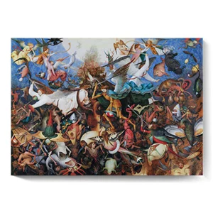 1 Питер брейгель осень Rebel Angels HD искусств Репродукция картины маслом Печать на холсте стены фотографии для дома украшения - Цвет: 1