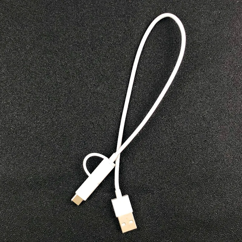 Кабель xiaomi 2 в 1 micro usb-type-c с поддержкой быстрой зарядки и синхронизации данных для mi 5 6 mi 9SE cc9 4x4 5 Red mi Note 8 pro