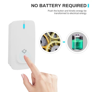 

Wireless Smart Doorbell Home Wireless Doorbell Security Welcome Smart Doorbell EU US UK Plug Waterproof Door Bell