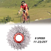 

1PC 8/24 Speed 11-23/25T Freewheel Mounain Road Bike Cassette Flywheel Sprocket Bike Accessories Cost-effective Flywheel
