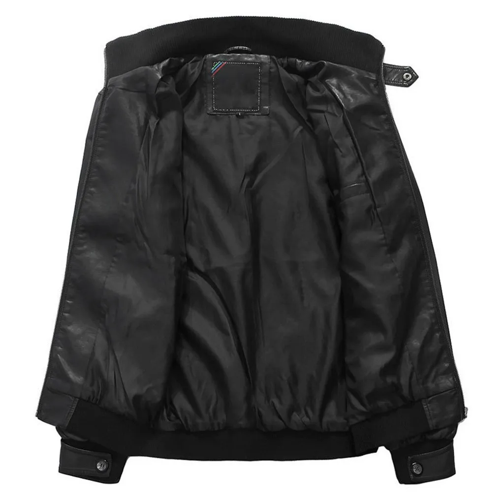 JAYCOSIN мужская куртка Chaqueta Hombre зимняя кожаная верхняя одежда пальто на молнии с длинным рукавом мужская Куртка Jaqueta Masculino 19AUG6