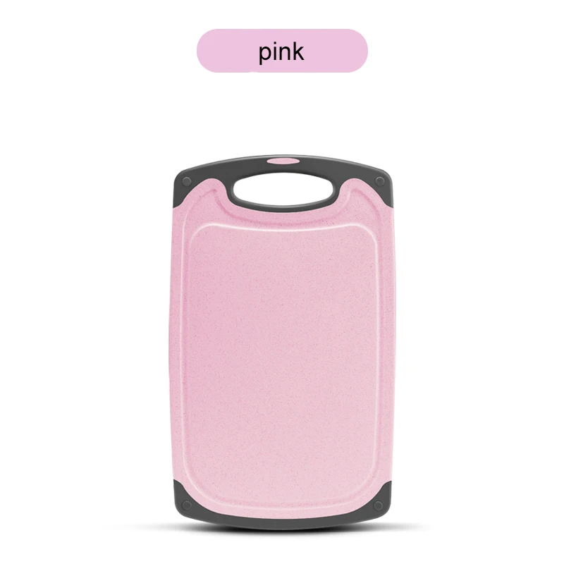 Pink Многофункциональная Антибактериальная разделочная доска из ПП пластика, термостойкие Разделочные Блоки, разделочные доски для фруктов, кухонные инструменты - Color: Pink