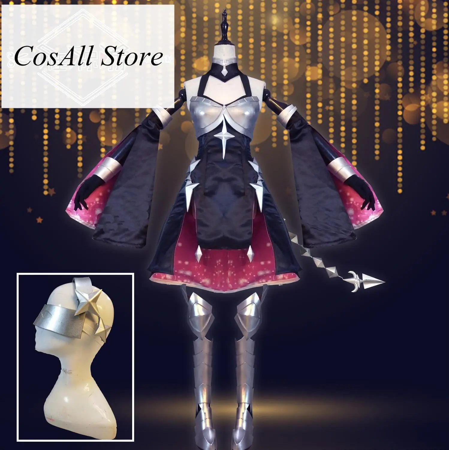 

Saint Seiya sextant Runa Cosplay Costume full set custom made