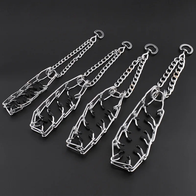 

Dog Training Neck Ring Control Chain Pet Stainless Steel Dog Neck Ring Dog Metal Chain Collar