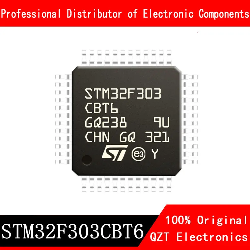 5pcs/lot new original STM32F303CBT6 STM32F303 LQFP48 microcontroller MCU In Stock 1pcs lot stm32f303ret6 stm32f303 303ret6 lqfp 64 microcontroller chips in stock