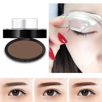 

4D Eyebrow Powder Seal Waterproof Long Lasting Eyebrow Stamp Eye Brow Shadow Set Eye Brows Shadow Cake Beauty Kit Makeup TSLM2