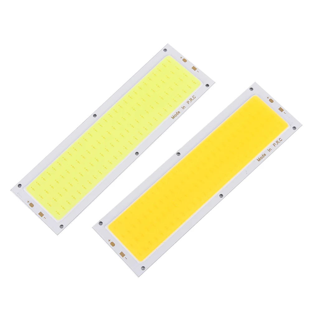 1000LM 10W COB Warm/Cool White LED Square/ S p Light High Power Lamp Bead Chip Lamp Bulb Car Light Source 12V-24V