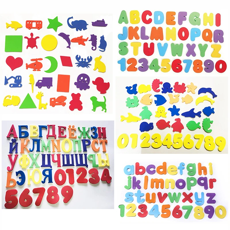 28pcs Foam Stickers English Alphabet Self-adhesive Eva Stickers