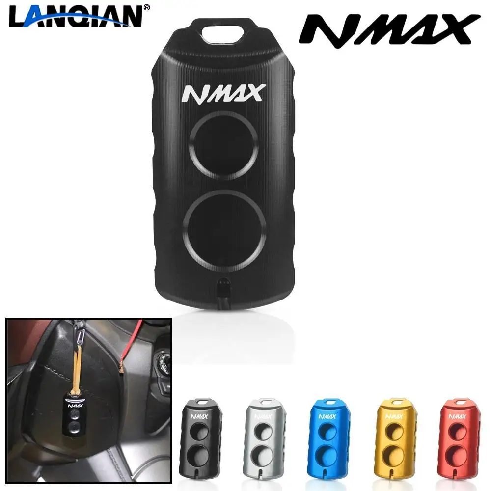 

For YAMAHA N MAX 125 155 Motorcycle Aluminum Key Shell Case Cover Holder Protector NMAX125 N-MAX155 2015 2016 2017 2018 2019
