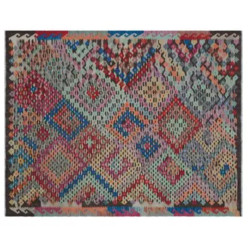 

Handmade Natural Afghan Tribal Rug Area Rug 193x243 Cm-6'4''X7'12''
