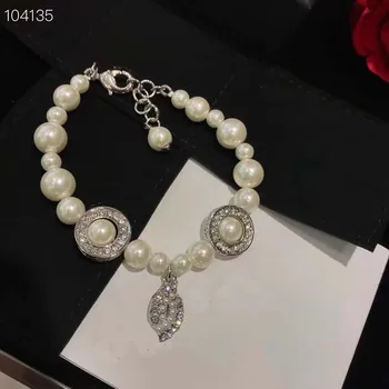

Pearl Bracelets Bangles For Women with Zircon Jewelry Gift