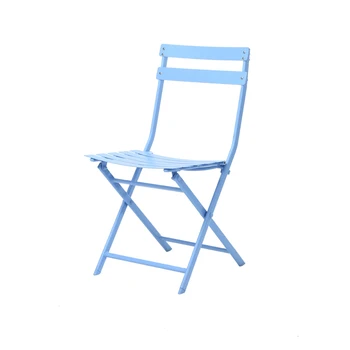 

Nordic chair iron folding dining modern minimalist home adult backrest balcony leisure