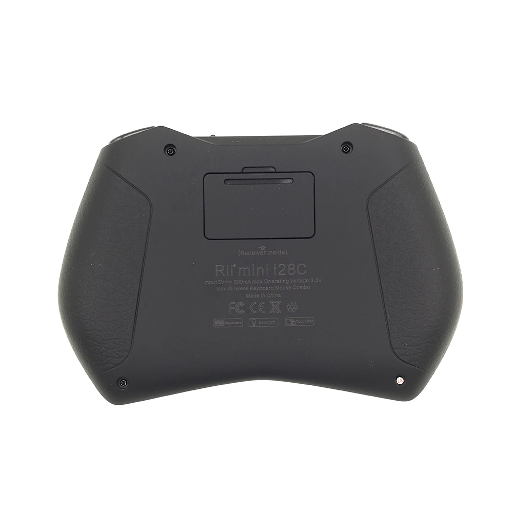 Rii i28C немецкая Мини Беспроводная клавиатура Air mouse с сенсорной панелью для Android tv Box IPTV Мини ПК X96mini H96mini tv Box
