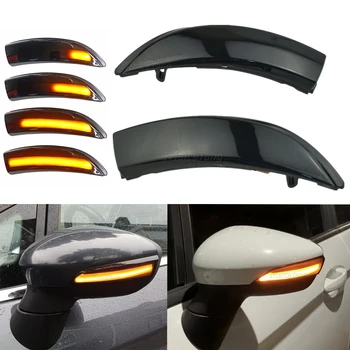 

Rearview Mirror Flashing Water LED Turn Signal Light For Ford Fiesta MK6 Focus B-Max Indicator Dynamic Blinker 2008 2014 2018