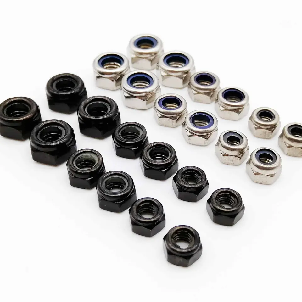 thumbnail image 2 of Niceauty 30Pcs Locking Round Knurled Thumb Nuts Fastening Silver Carbon Steel For Glass Folding Dining Table 2 of 11