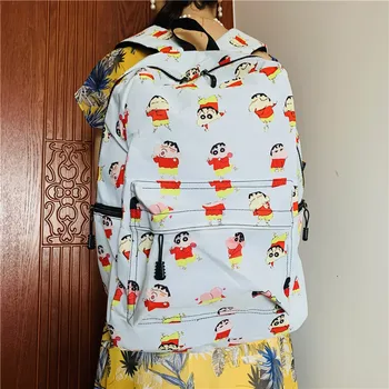 

Crayon Shin-chan Backpacks Rucksacks Cartoon School Backpack Casual student Bags travel Knapsack Unisex New