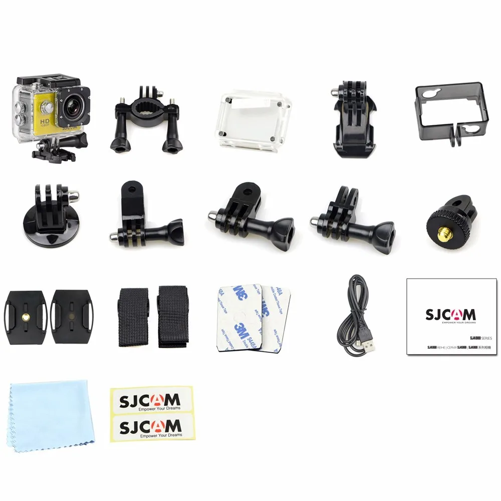 SJCAM SJ4000 와이파이 액션 카메라, 2.0 인치 스포츠 DV LCD 화면, 1080P HD 다이빙, 30M 방수 미니 자동차 등록 DVR