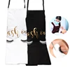 Bronzing Eyelash Pattern Kitchen Apron Women Adult Home Cooking Baking Cleaning Aprons Bibs Kitchen Eyelash Extension Tools ► Photo 1/6