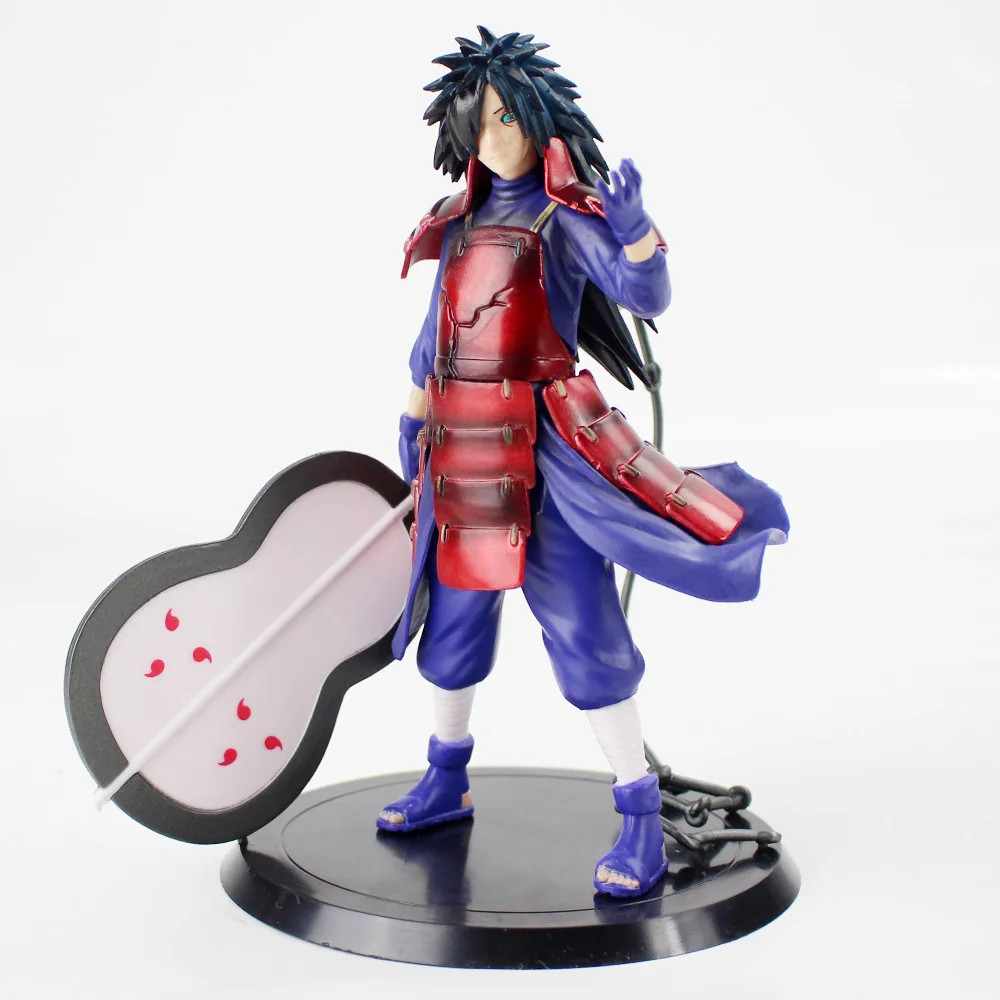 

17cm Naruto Madara Uchiha PVC Action Figure Model Toys With Box Naruto figure Boy Birthday Christmas Gift for friends