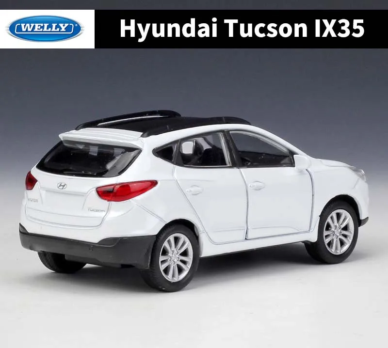 WELLY Diecast 1:36 автомобиль с откатом Hyundai Tucson IX35 Классическая модель автомобиля