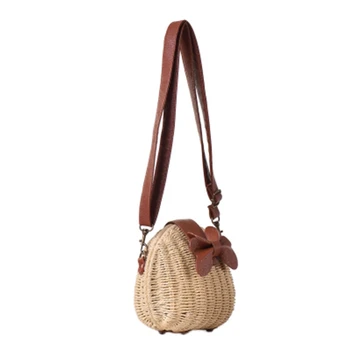 

Candy Color Messenger Bag Woven Bag Beach Bag Forest Straw Bag Casual Female Bag