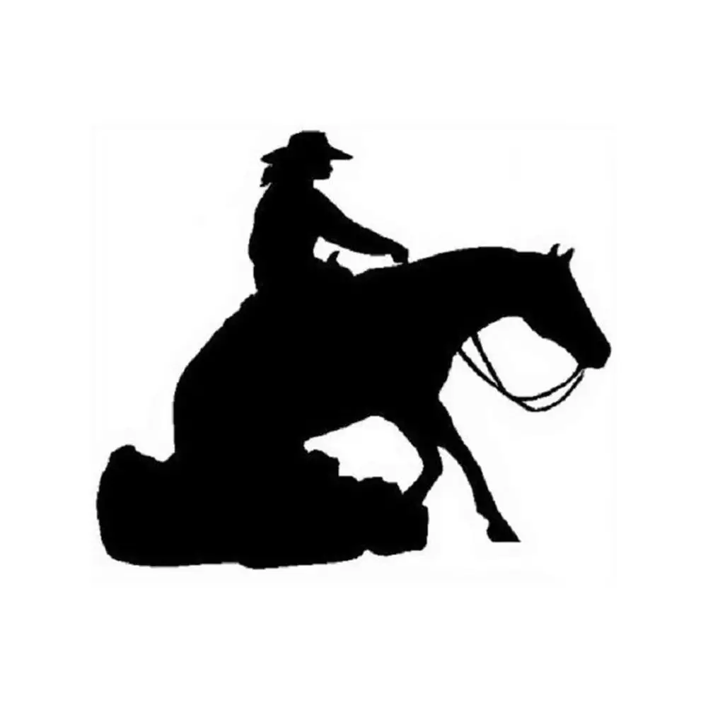 

50% HOT SALESï¼ï¼ï¼Fashion Cowboy Horse Car Decor Styling Window Motorcycle Auto Sticker Decal