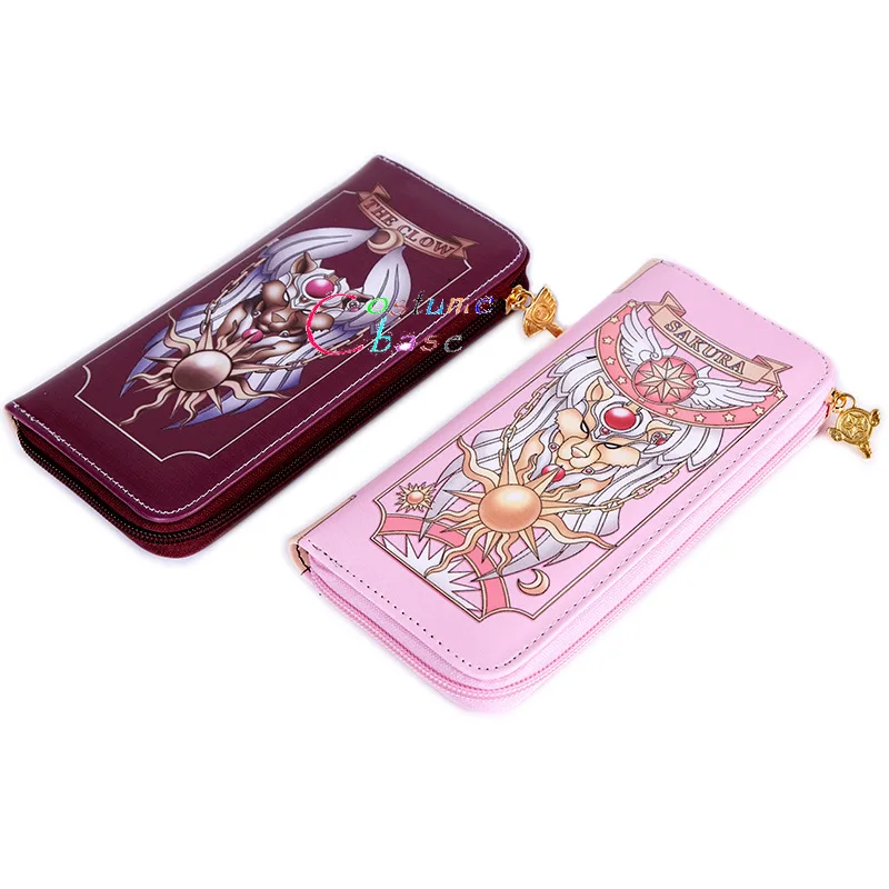 2 стиля аниме карта Captor Cardcaptor Sakura косплей сумка для денег кошелек Длинный