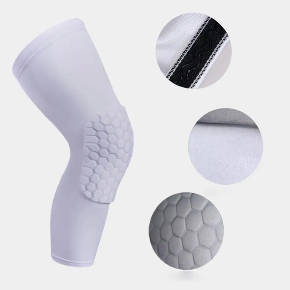 1Pc Men Women Knee Pad Breathable Sports Football Basketball Knee Pad Honeycomb Leg Brace Support Knee Pad Knee Support Knee Brace Knee Wraps