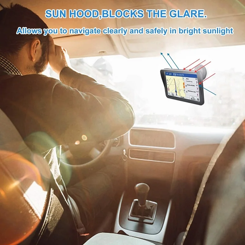 " дюймовый автомобильный gps-навигатор для грузовика Bluetooth AV-IN fm-передатчик с бесплатными картами Поддержка громкой связи камера заднего вида