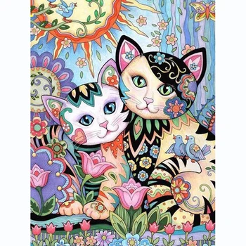 

OLY 5D Diamond Painting Animal Needlework 3D Round Full Diamond Embroidery Panda Patterns Rhinestone Cross Stitch Mosaic