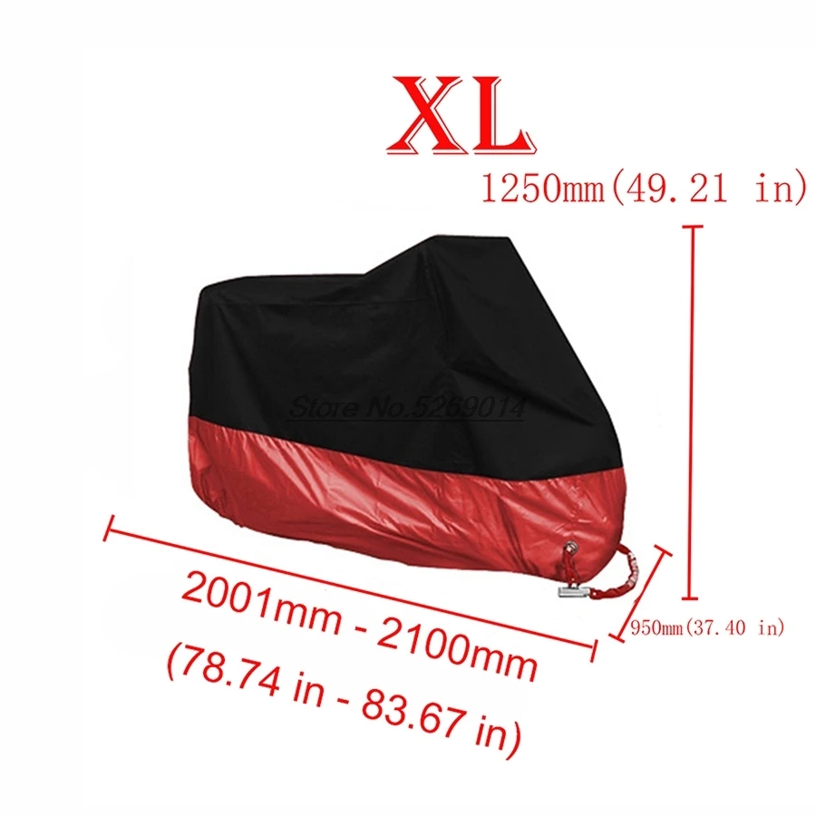 7 Покрышки для мотоциклов УФ анти для 2008 honda transalp 700 honda cbr 600 f2 xt660z harley davidsion touring kawasaki gtr1400 nine t - Цвет: 7