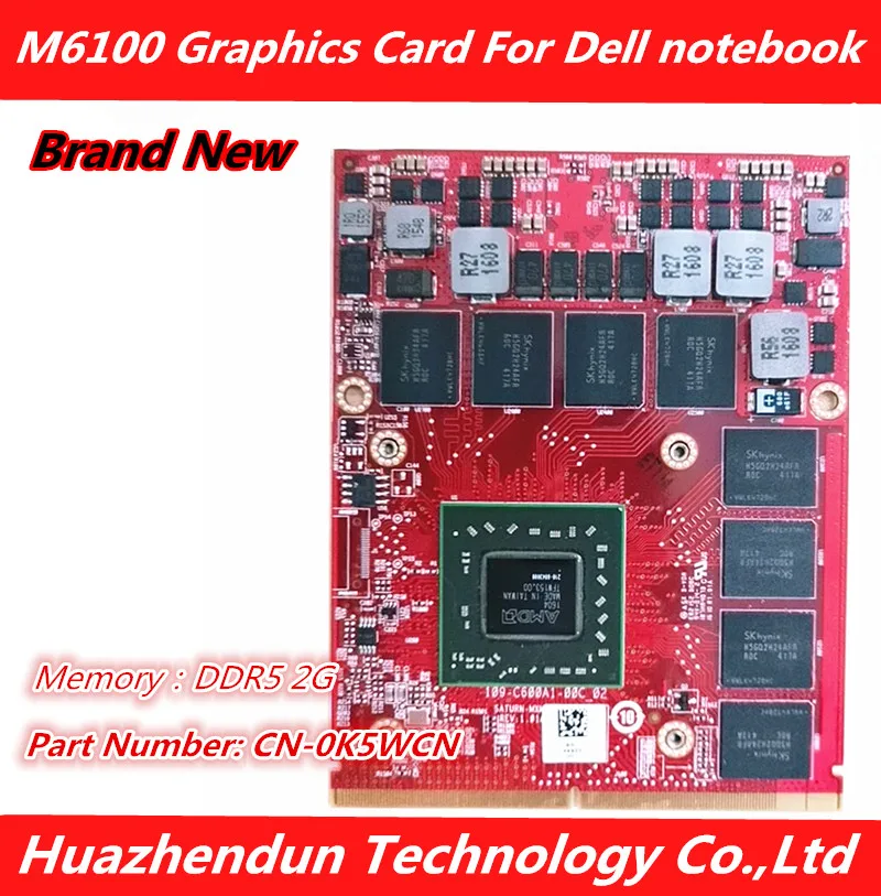 Видеокарта M6100 2 Гб DDR5 109-C600A1-00C для ноутбука Dell M6600 M6800 M6700 HD8950 | Компьютеры и офис