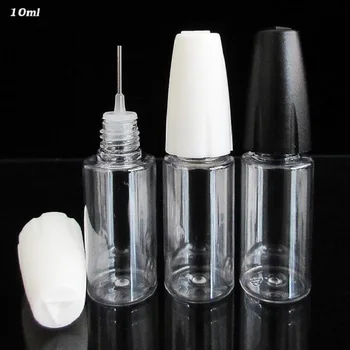 

150Pcs 10ML 15ML Needle Dropper Bottle with Long Thin Needle Tip For E Liquid Bottles Empty Vape Smoking oil Accessories