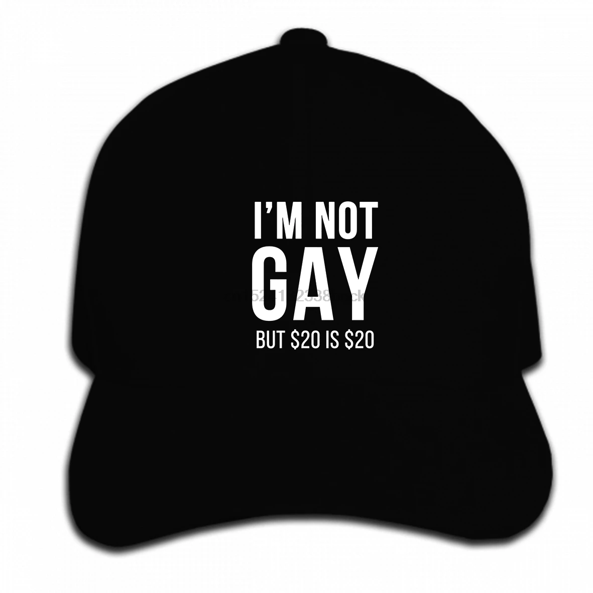 Print Custom Baseball Cap Hip Hop Men Im not gay but $20 is Funny Women Hat Peaked cap | Аксессуары для одежды