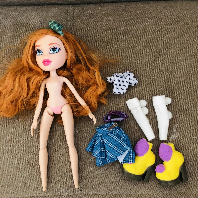 23 см модный BratzDoll большая девочка с розовыми волосами и большими глазами YASMIN красивый MGAdoll лучший подарок