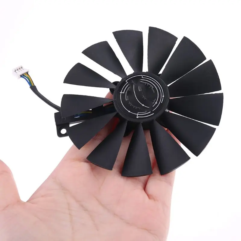 Вентилятор VGA T129215SM 12 в 0 25 а 30 95 мм для ASUS STRIX RX470 O4G GTX 1050Ti 1070Ti Gaming 4 контактный