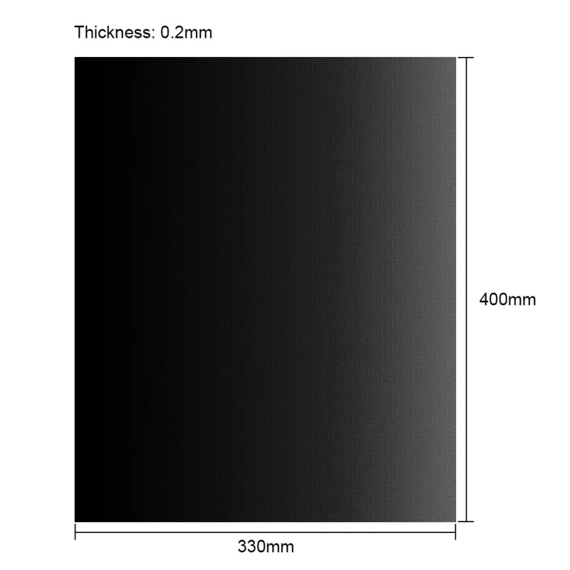 Тефлон Экстра толстый термостойкий тефлон подстилка для барбекю и гриля антипригарный гриль лист духовка лайнер для выпечки и bbq коврик инструмент Q1 - Цвет: Черный