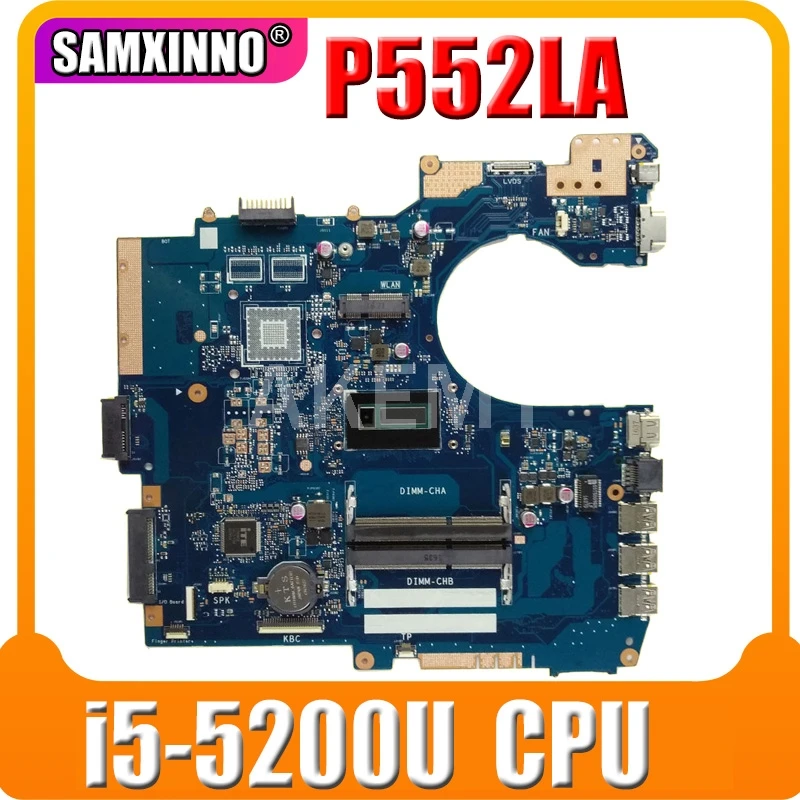 Akemy для Asus P552LA P552L P552LJ PRO552L Материнская плата ноутбука с i5-5200U SE23Y CPU GMA HD | Компьютеры