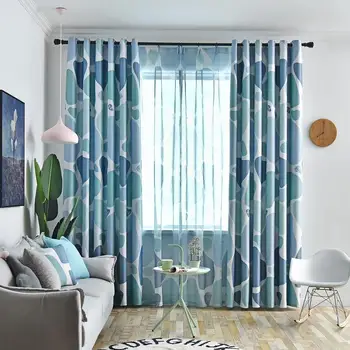 

Blackout Curtains For Living Room Children Bedroom Cobblestone Printed Window Curtain Home Decor Sheer Curtain Drapes Customized