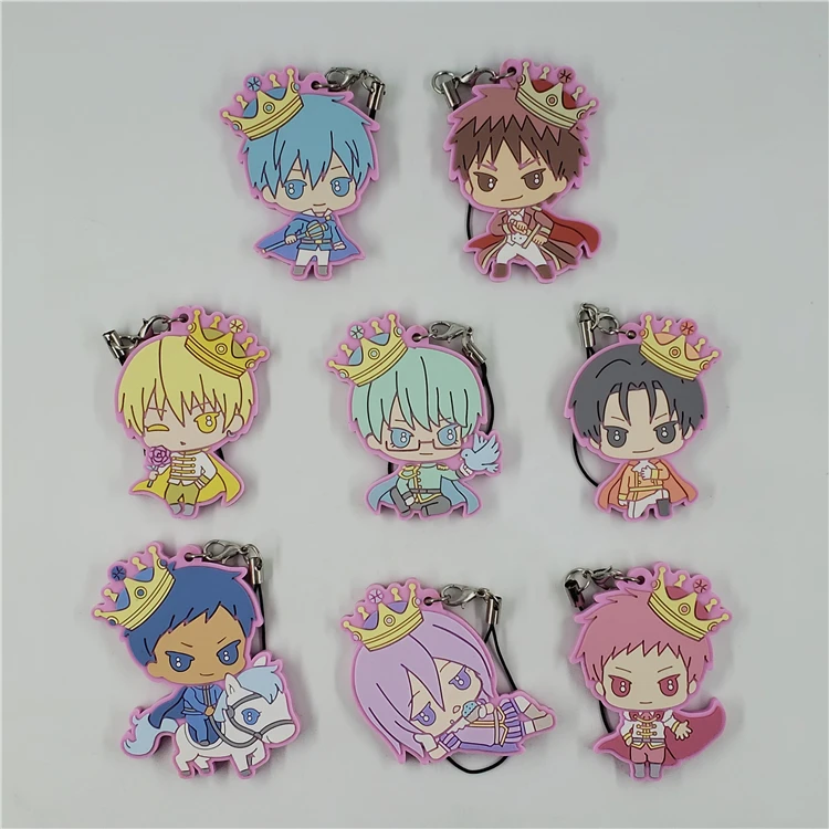 Kuroko's Basketball Аниме Kuroko no Basuke Kagami Taiga Tetsuya кисэ рёта резиновый брелок|Игровые